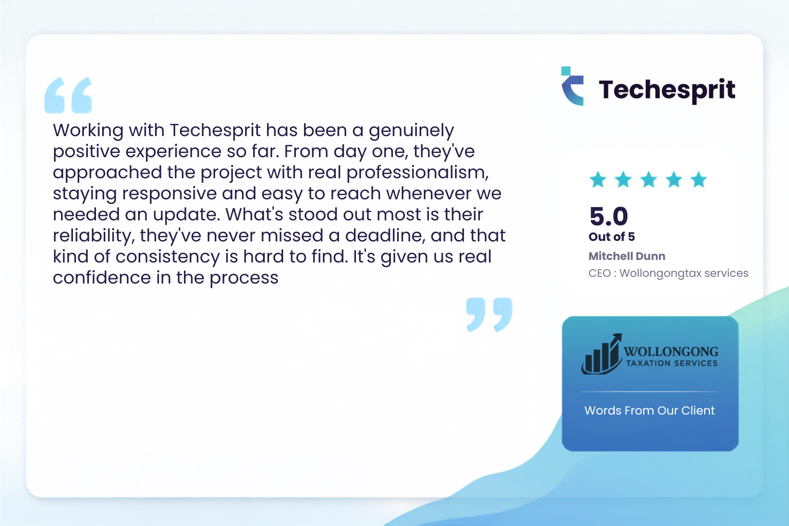 Client Testimonial